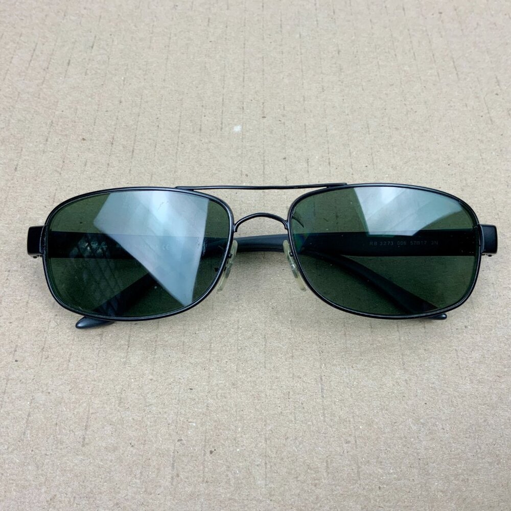 Ray-Ban Black Pilot Eyeglasses RB 3273 006 57-17 Frames Only - Picture 3 of 16